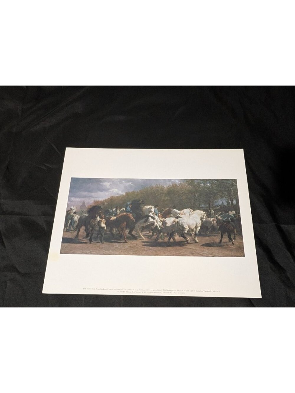 The Horse Fair art print by Metropolitan museum of art  11" x14"
